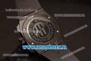 Hublot Classic Fusion Aerofusion Chronograph Orlinski Japanese Miyota OS20 Quartz PVD Case with Black Dial Stick Markers and Black Rubber Strap