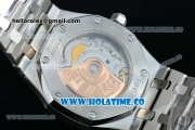 Audemars Piguet Royal Oak Swiss ETA 2824 Automatic Full Steel with Grey Dial and Stick Markers - 1:1 Origianl (ZF)