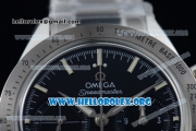 Omega Speedmaster'57 Chrono Clone Omega 9300 Automatic Steel Case with Black Dial and Stainless Steel Bracelet (EF)