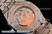 Audemars Piguet Royal Oak Swiss ETA 2824 Automatic Steel Case with Stainless Steel Strap and Blue Grid Dial - 1:1 Original