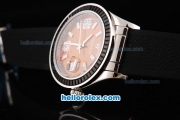 Rolex Datejust Oyster Perpetual Automatic Movement Orange Dial with Black Rubber Bezel and Black Rubber Strap