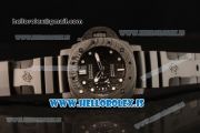 Panerai Submersible All Carbon Fiber With Carbon Dial Rubber Strap Cal. P9010 1:1 Clone PAM00979(KW)