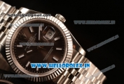 Rolex Datejust 37mm Swiss ETA 2836 Automatic Steel Case with Jubilee Steel Bezel Grey Dial Steel Strap