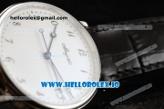 Breguet Classique Japanese Miyota 9015 Automatic Movement Steel White Dial and Arabic Numeral Markers Leather Strap (FF)