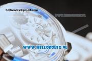 HYT H1 Iceberg Clone HTY Cal.101 Manual Winding Steel Case with White Dial and White Rubber Strap