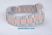 Rolex Datejust Oyster Perpetual Automatic Rose Gold Bezel with White Dial and Rose Gold Roman Marking-Small Calendar