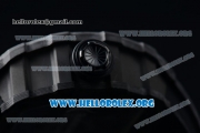 1:1 Richard Mille RM 35-02 RAFAEL NADA Japanese Miyota 9015 Automatic Black PVD Case with Skeleton Dial Black Crown Black Rubber Strap