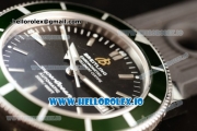 Breitling SuperOcean Heritage Swiss ETA 2836 Automatic Movement  Steel Black Dial and Stick Markers Rubber Strap (JF)