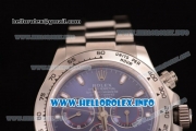 Rolex Daytona Chrono Swiss Valjoux 7750 Automatic Stainless Steel Case/Bracelet with Blue Dial and Stick Markers (BP)