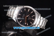 Omega Aqua Terra 150 M Co-Axial Clone 8500 Automatic Stainless Steel Case/Bracelet Black Dial and Stick Markers (EF)