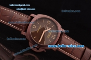 Panerai Luminor Marina 1950 3 Days PAM 00393 Automatic PVD Brown Case with Brown Dial