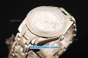 Rolex Day-Date Swiss ETA 2836 Automatic Movement Diamond Dial with Diamond Bezel and Diamond Strap