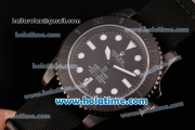 Rolex Pro-Hunter Military Submariner Asia 2813/Swiss ETA 2836/Clone Rolex 3130/Super Clone Rolex 3130 Automatic PVD Case with Black Nylon Strap - 1:1 Best Edition (BP)