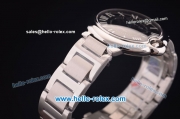 Cartier ballon bleu de Automatic Full Steel with Black Dial-ETA Coating