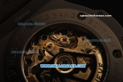 Hublot Big Bang Swiss Valjoux 7750 Automatic Movement PVD Case with Black Leather/Rubber Strap