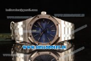 Audemars Piguet Royal Oak 41 MM Clone AP Calibre 3120 Automatic Steel Case Blue Dial With Stick Markers Steel Bracelet( JH)