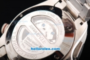 Tag Heuer Carrera Calibre 36 Swiss Valjoux 7750 Automatic Movement Full Steel with Silver Stick Markers and White Dial