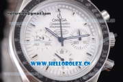 Omega Speedmaster Apollo 13 Silver Snoopy Award Limited Edition Swiss Valjoux 7750 Automatic Stainless Steel/Bracelet White Dial and Stick Markers (EF)