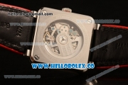 Bell&Ross BR 03-92 AAERO GT Asia Automatic Steel Case with Skeleton Dial and Black Leather Strap - (AAAF)