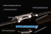 Patek Philippe Calatrava Tourbillon Swiss ETA 2824 Automatic Steel Case with Diamonds Markers and Black Dial