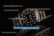 Rolex Sea-Dweller Clone Rolex 3135 Automatic PVD Case Black Dial With Dots Markers PVD Bracelet (BP)