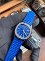 PPF Blue Dial Patek Philippe AQUANAUT Nautilus 1:1 Super A High Imitation Diamond Ladies Watch 5067A-022