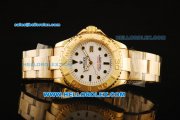 Rolex Yacht-Master Automatic Movement Full Gold with White Dial