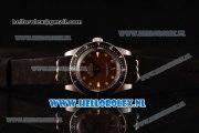 Rolex Milgauss Vintage Asia 2813 Automatic Steel Case with Brown Dial and Black Nylon Strap