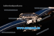 Breitling Chronomat Evolution Swiss Valjoux 7750 Automatic Steel Case with Blue Dial and Silver Stick Markers (BP)