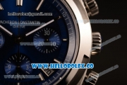 Vacheron Constantin Overseas Chrono Miyota 9015 Automatic Steel Case with Blue Dial and Steel Bracelet