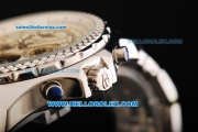 Breitling For Bentley Tourbillon Automatic Movement Steel Case with White Dial and Stainless Steel Strap