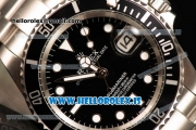 Rolex Submariner Steel Case With 2813 Automatic Movement Black Dial With Green Bezel