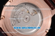 U-Boat Chimera Automatic Asia ST25 Automatic Rose Gold Case White Dial Rose Gold Markers and Brown Leather Strap