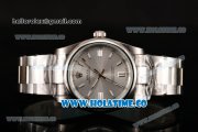 Rolex Air King Asia Automatic Full Steel with Silver Dial and White Stick Markers