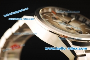 Tag Heuer SLR Chronograph Miyota Quartz Movement Steel Case with White Markers and Steel Strap