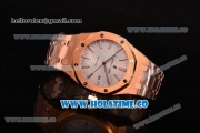 Audemars Piguet Royal Oak 41 Miyota 9015 Automatic Full Rose Gold with White Dial and Stick Markers (EF)