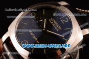 Panerai Luminor Marina 1950 3 Days Automatic Asia Automatic Steel Case with Black Dial and Black Leather Strap PAM 312