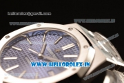 Audemars Piguet Royal Oak 41 MM Clone AP Calibre 3120 Automatic Steel Case Blue Dial With Stick Markers Steel Bracelet( JH)