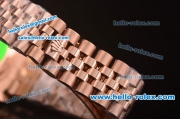 Rolex Datejust Oyster Pertual Automatic with MOP Dial and Full RG Case and RG Strap-ETACoating