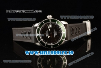 Breitling SuperOcean Heritage Swiss ETA 2836 Automatic Movement  Steel Black Dial and Stick Markers Rubber Strap (JF)