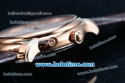 Vacheron Constantin Matle Asia Automatic Rose Gold Case with White Dial and Stick Markers