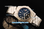 Breitling Avenger Seawolf Swiss ETA 2836 Automatic Movement Full Steel with Black Dial and White Markers-1:1 Original