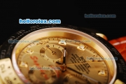 Rolex Daytona Oyster Perpetual Automatic Movement Gold Case and Golden Dial