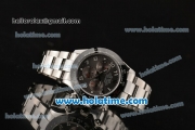 Rolex Daytona Chrono Swiss Valjoux 7750 Automatic Steel Case with Black Bezel Grey Dial and Arabic Numeral Markers