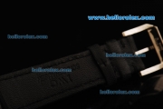 IWC Pilot's Watch TOP GUN Chronograph Quartz Movement PVD Case with Black Dial and Black Strap