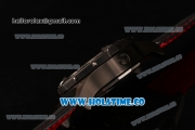 Breitling Avenger Skyland Chrono Swiss Quartz PVD Case with Black Dial and Red/Black Nylon Strap