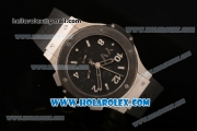 Hublot Big Bang Yankee Victor Chronograph Swiss Valjoux 7750 Automatic Steel Case with PVD Bezel Black Dial and Stick/Arabic Numeral Markers (H)