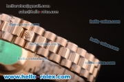 Rolex Datejust Swiss ETA 2671 Automatic Full Gold with Grey Dial