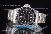 Rolex GMT-Master Vintage Asia 2813 Automatic Stainless Steel Case/Bracelet with White Markers and Black Dial