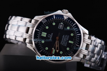 Omega Seamaster Professional Chronometer Automatic with Blue Dial and Blue Graduated Bezel- Green Marking
